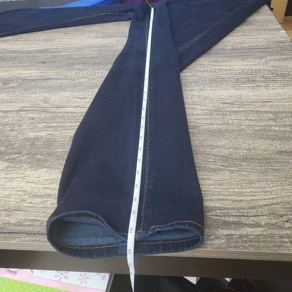 Lane Bryant High Rise Straight Dark Wash Denim Jeans Plus Size 18 - Picture 9 of 9